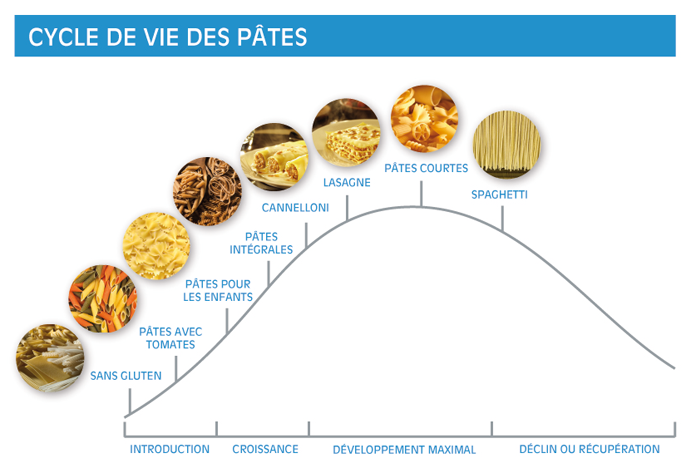 cycle de vie des pâtes 